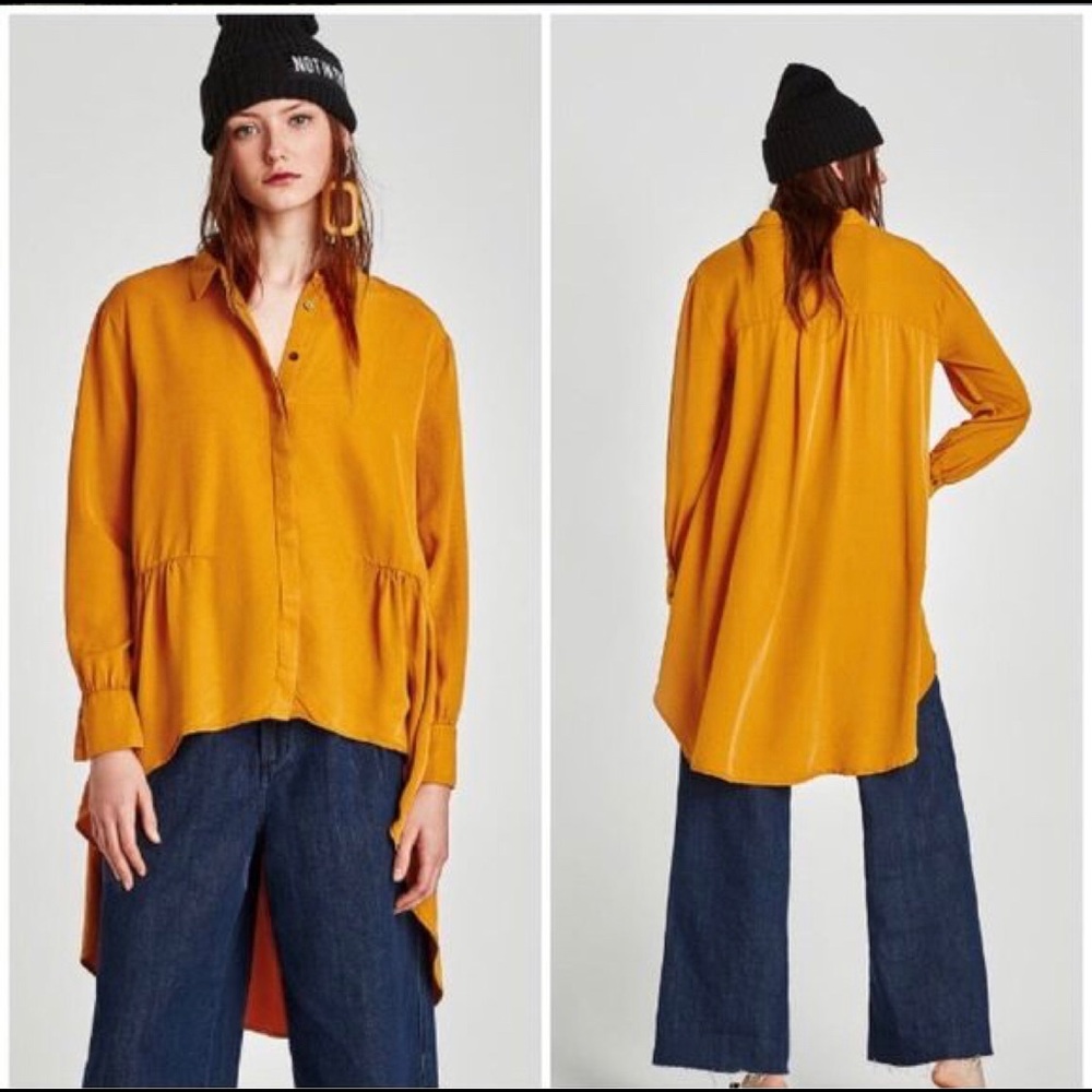 Mustard blouse